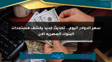 سعر الدولار اليوم.. تحديث جديد يكشف مستجدات البنوك المصرية الآن